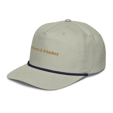 Load image into Gallery viewer, Whiskey Color Logo Rope Hat