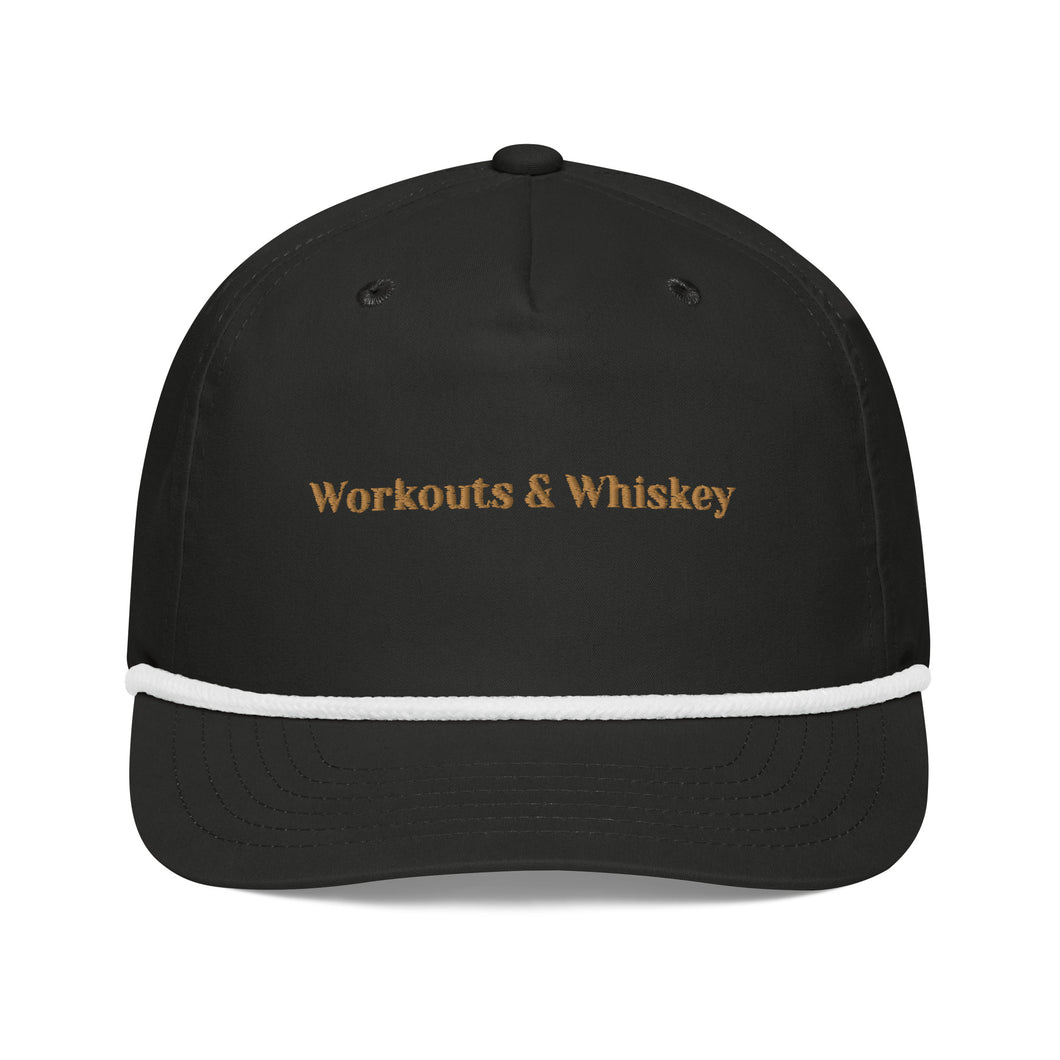 Whiskey Color Logo Rope Hat